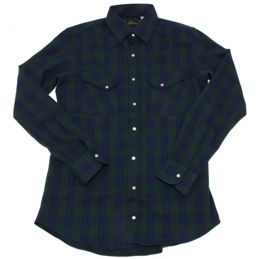 3321O camicia MINIMAL verde/blu camicie uomo shirt men