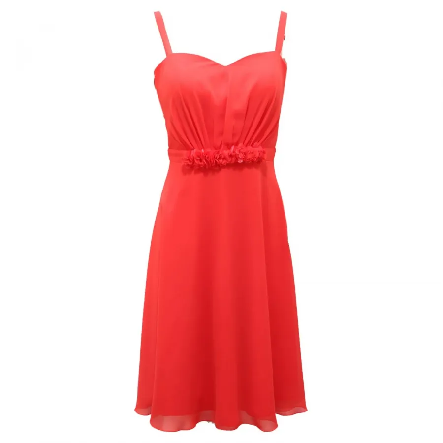 9066AH abito con stola LE DAMIGELLE DI CAROLINE M woman dress red