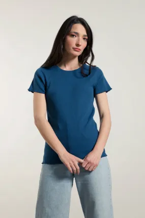            ARTEMISIA T-shirt Donna Cotone Rigenerato Costina  
