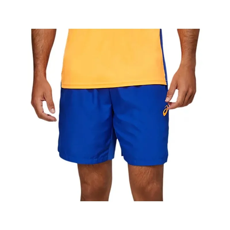 ASICS PADEL M SHORT PANTALONCINO CON TASCHE TECNICO PADEL TENNIS TRAINING - BLU ROYAL