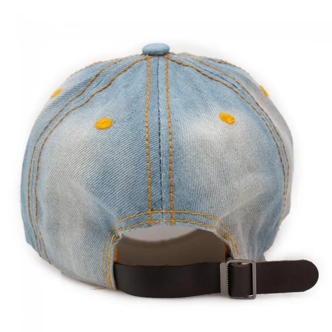 Berretto donna in jeans con visiera-Jeans chiaro