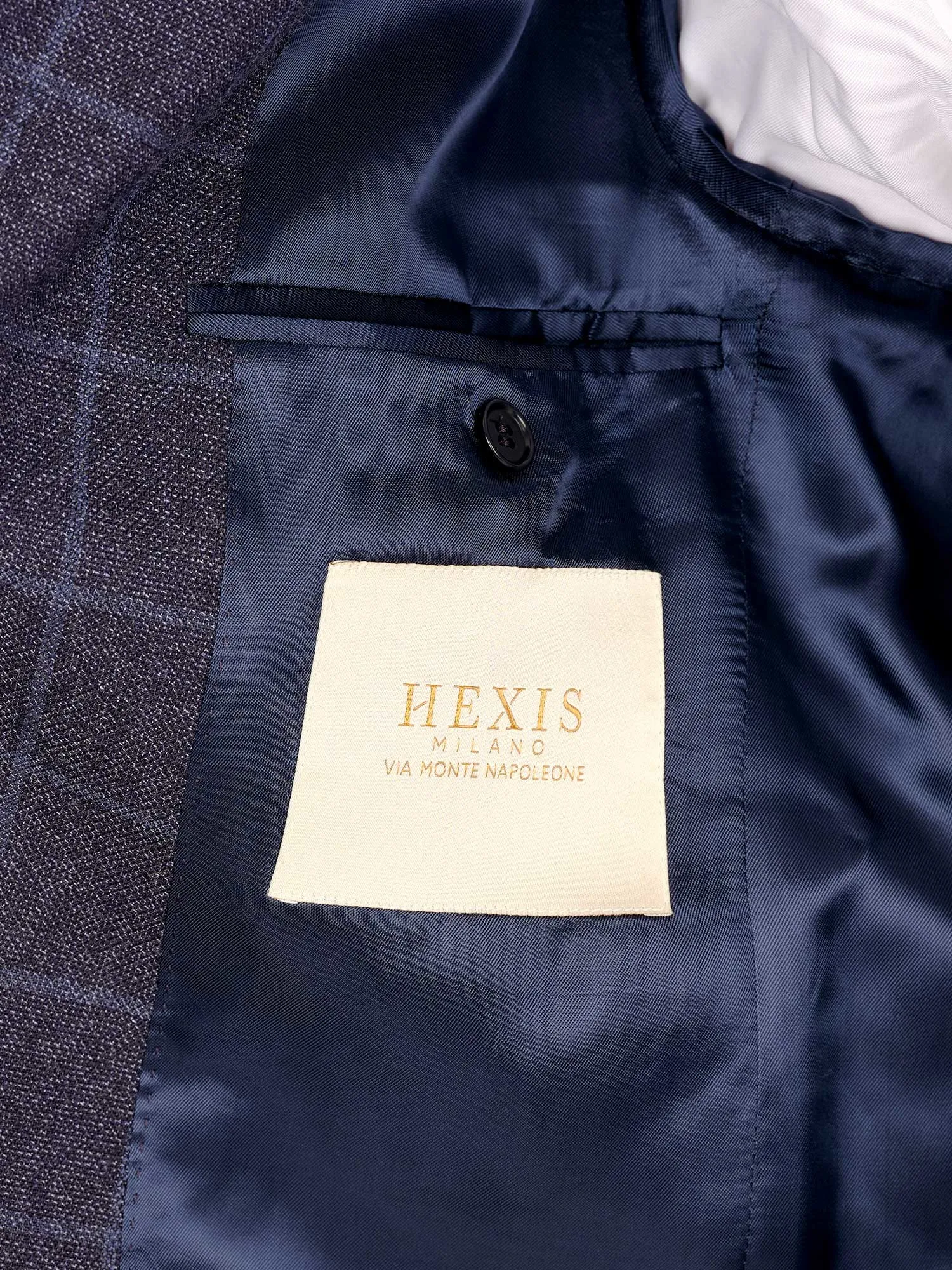 Blue Checked Jacket for Men