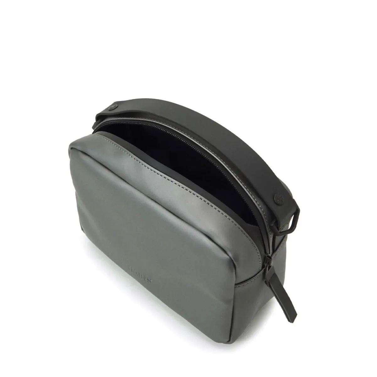 Box Bag Metallic Grey