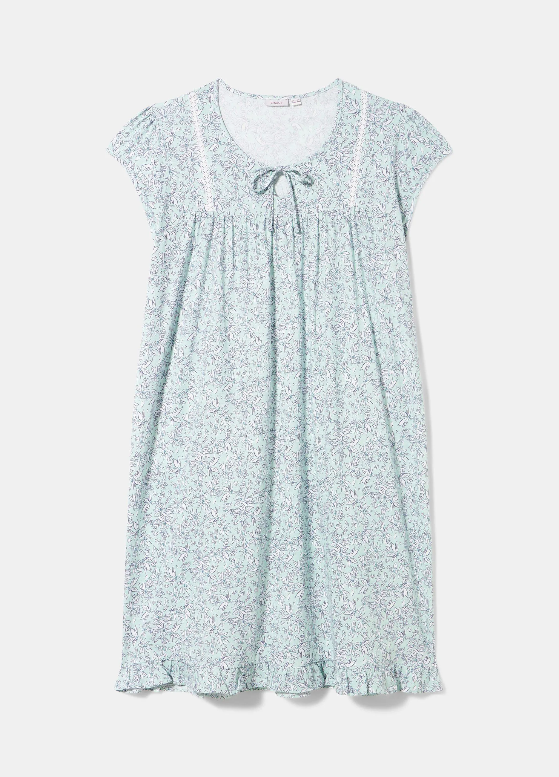 Camicia da notte in puro cotone donna