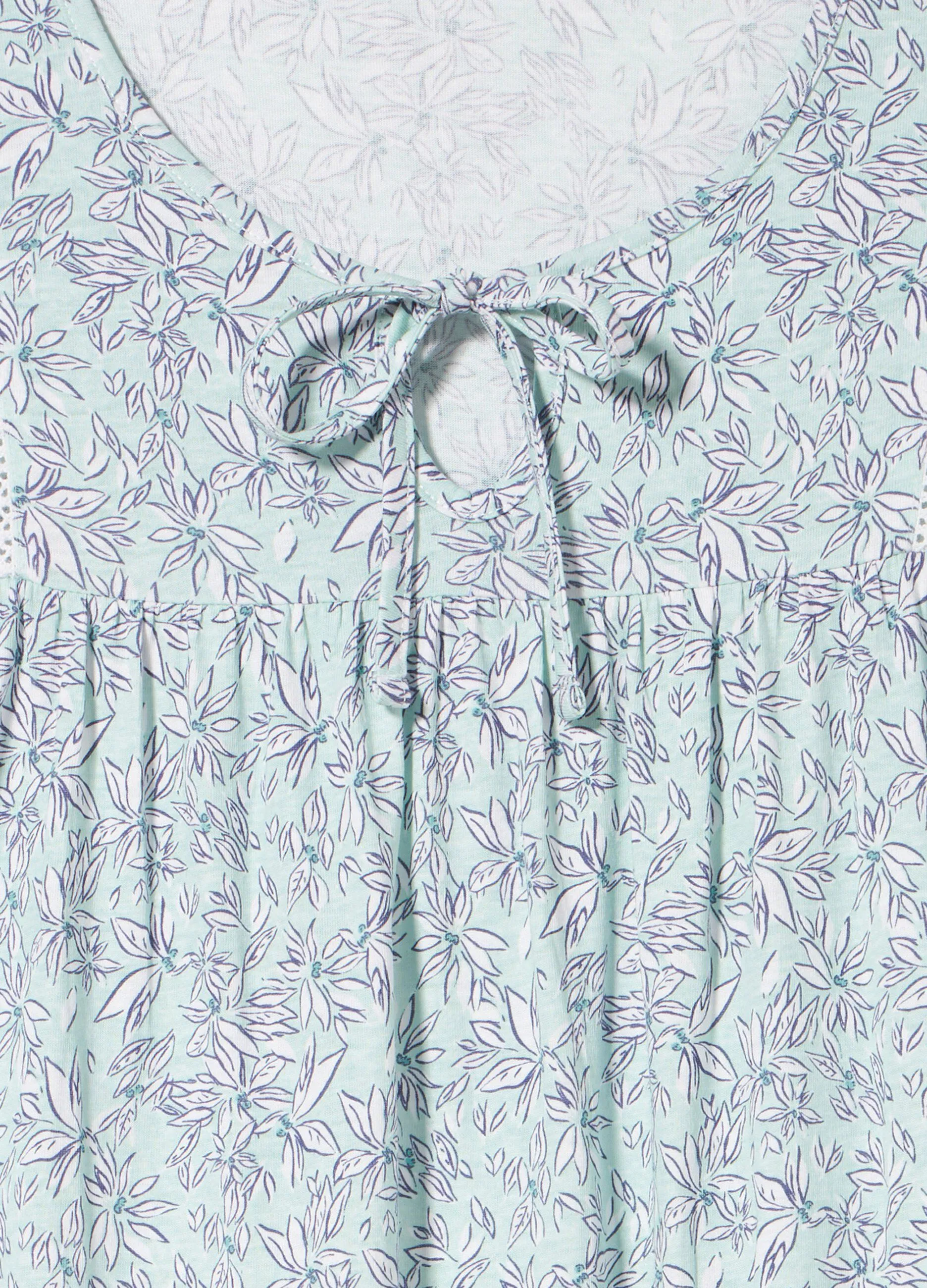 Camicia da notte in puro cotone donna