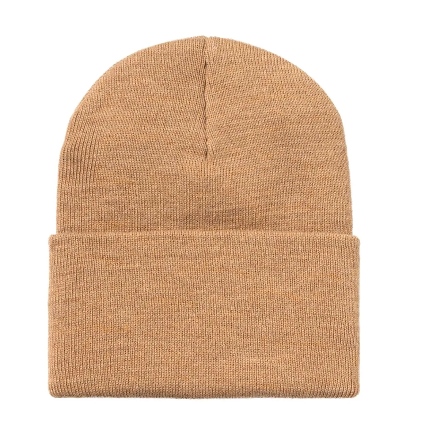 CARHARTT WIP Acrylic Watch Hat Peanut Heather - Cappellino a Cuffia Marrone    