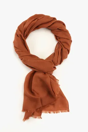 CHIC Stola in Cashmere Terra di Siena Bruciata
