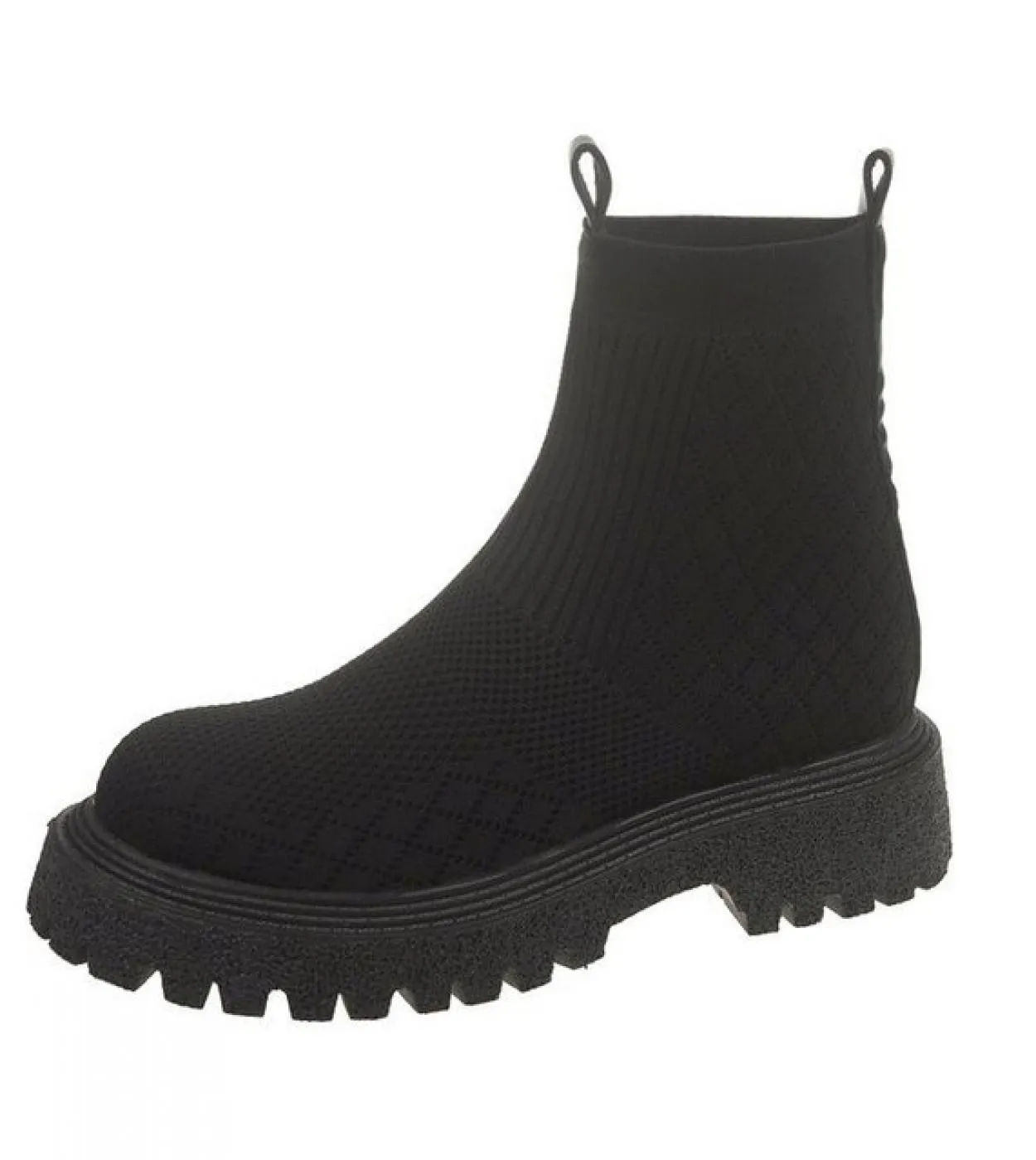Comemore Sock Shoes Woman  Autumn Platform Boots Womens Casual Ladies Sneakers Weaven Booties Block Heel Female Footwar