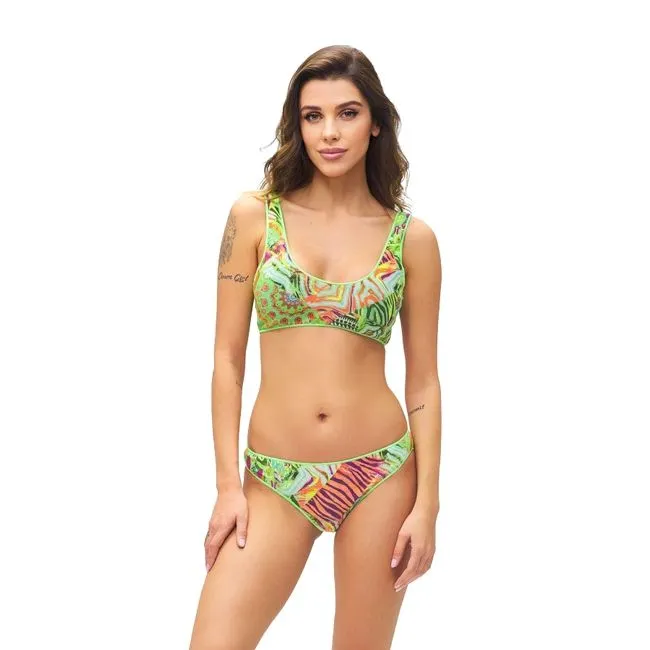 F**k Project Bikini Reversibile Roam Donna Verde