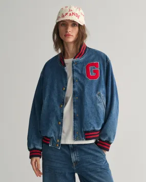 GANT Varsity Jacket in denim
