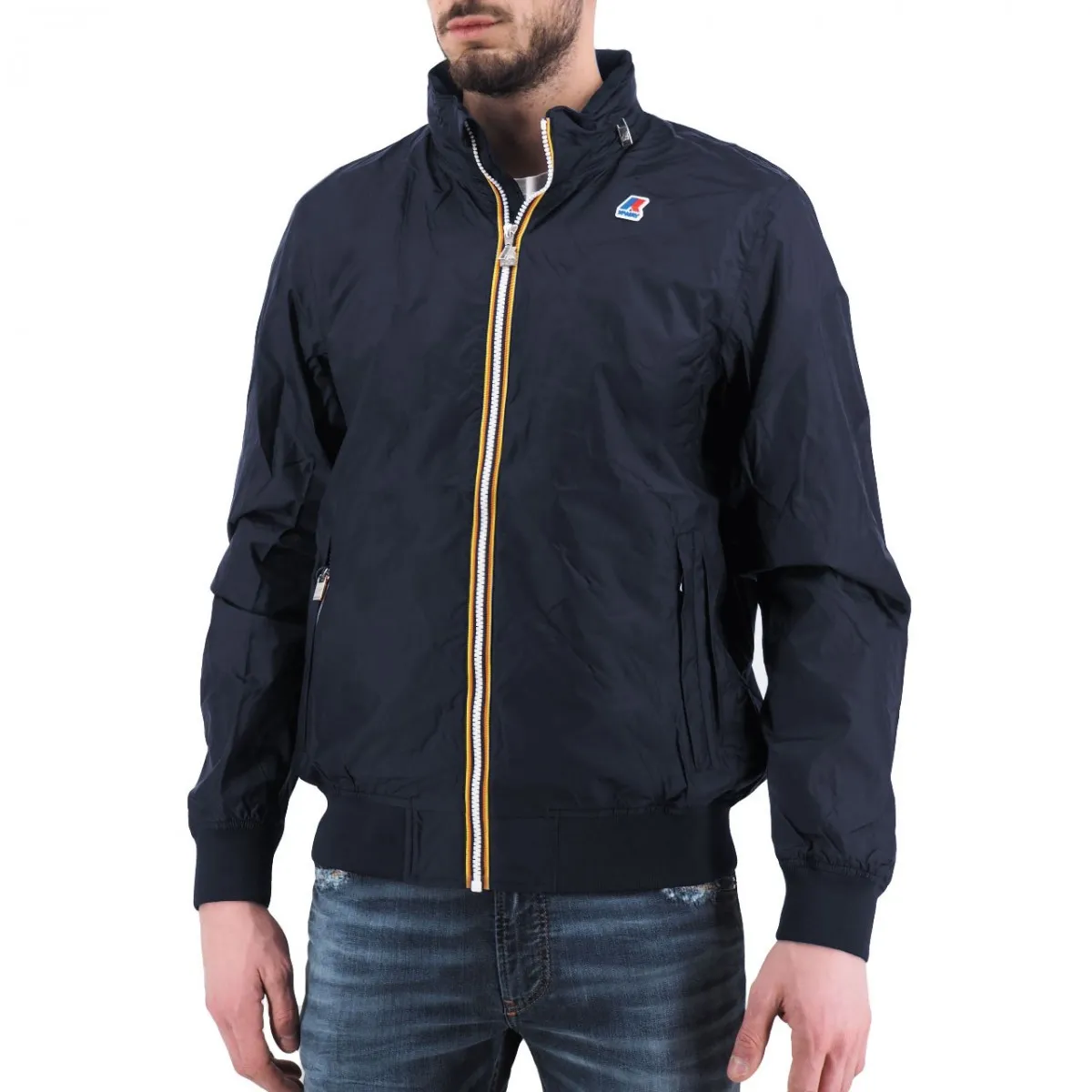 Giacca Amaury Nylon Jersey, Blu