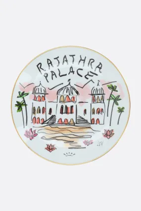 GINORI 1735 piatto Rajathra Palace in porcellana