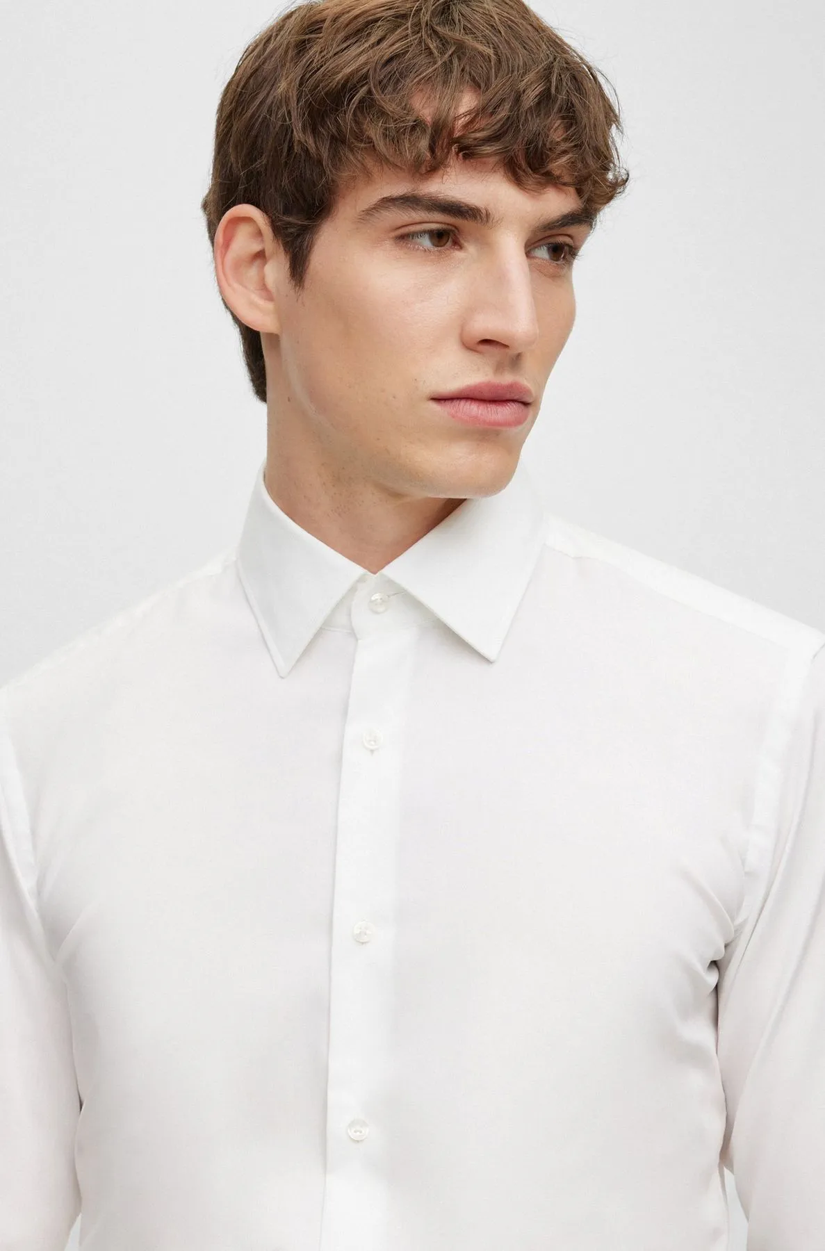 Hugo Boss  ---------    ------------BOSS Camicie H-hank-kent-c1-214 10219212 01 bianco WHITE 100