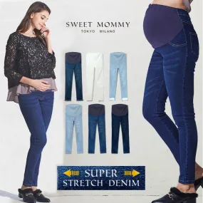 Jeans elasticizzati premaman skinny in cotone