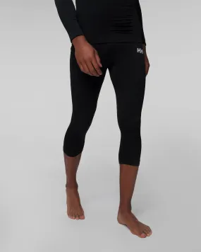 Leggings neri 3/4 da uomo Helly Hansen H1 Pro Seamless Graphene Pant 49493-991