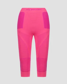 Leggings termoattivi rosa 3/4 da donna X-Bionic Energy Accumulator 4.0 eawp07w19w-p130