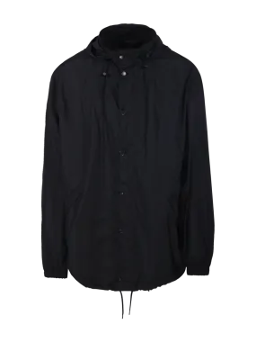MEN BALENCIAGA BLACK POLYESTER WINDBREAKER