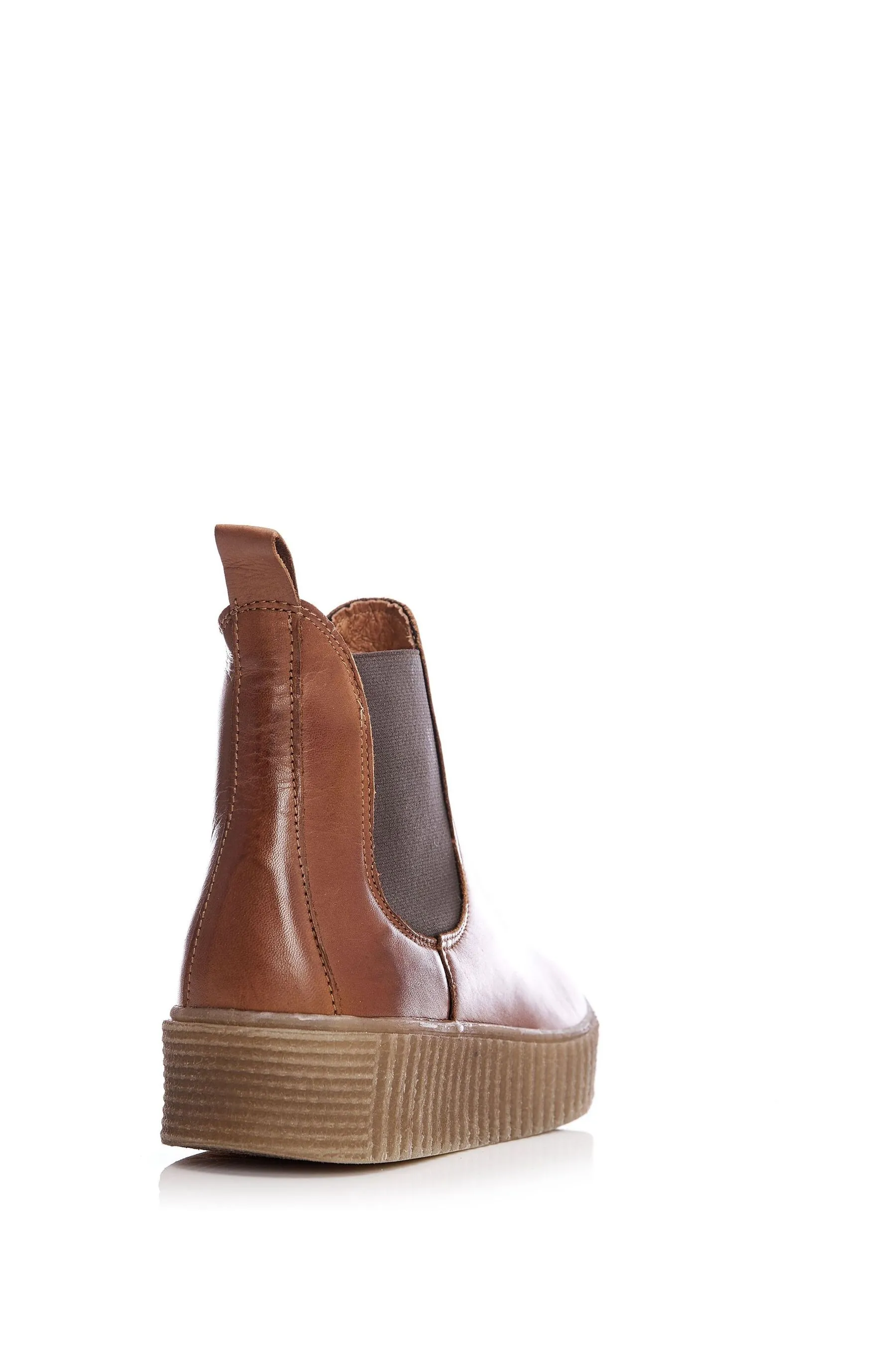 Moda In Pelle SH Illom Leather Chelsea Flexible Side Panel Boots    