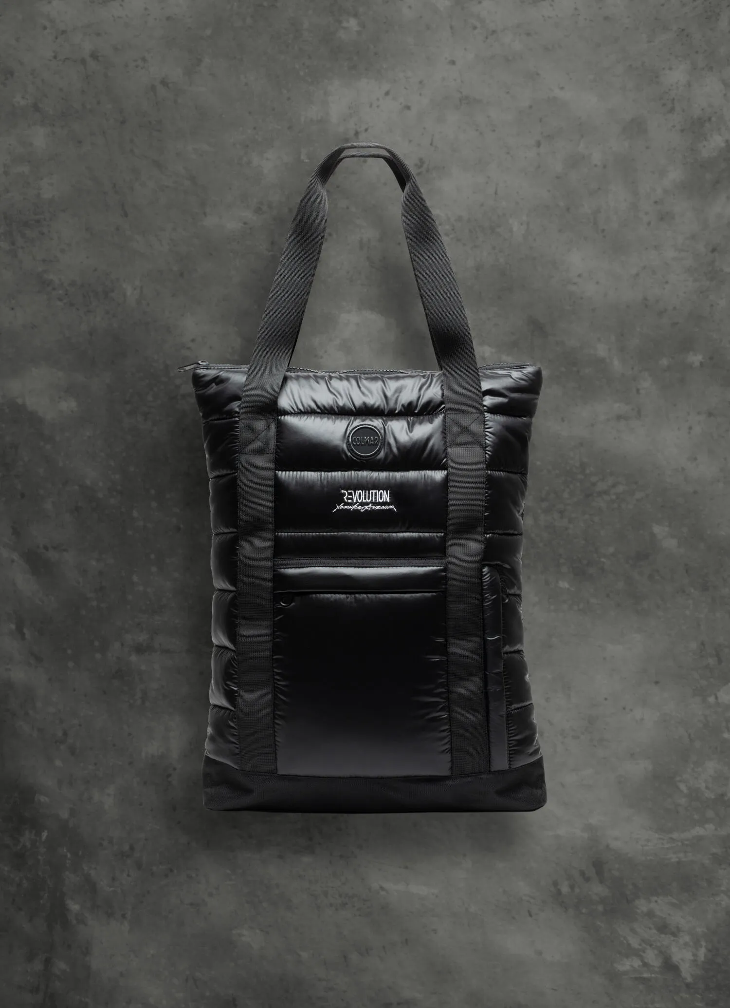 Padded and quilted unisex bag