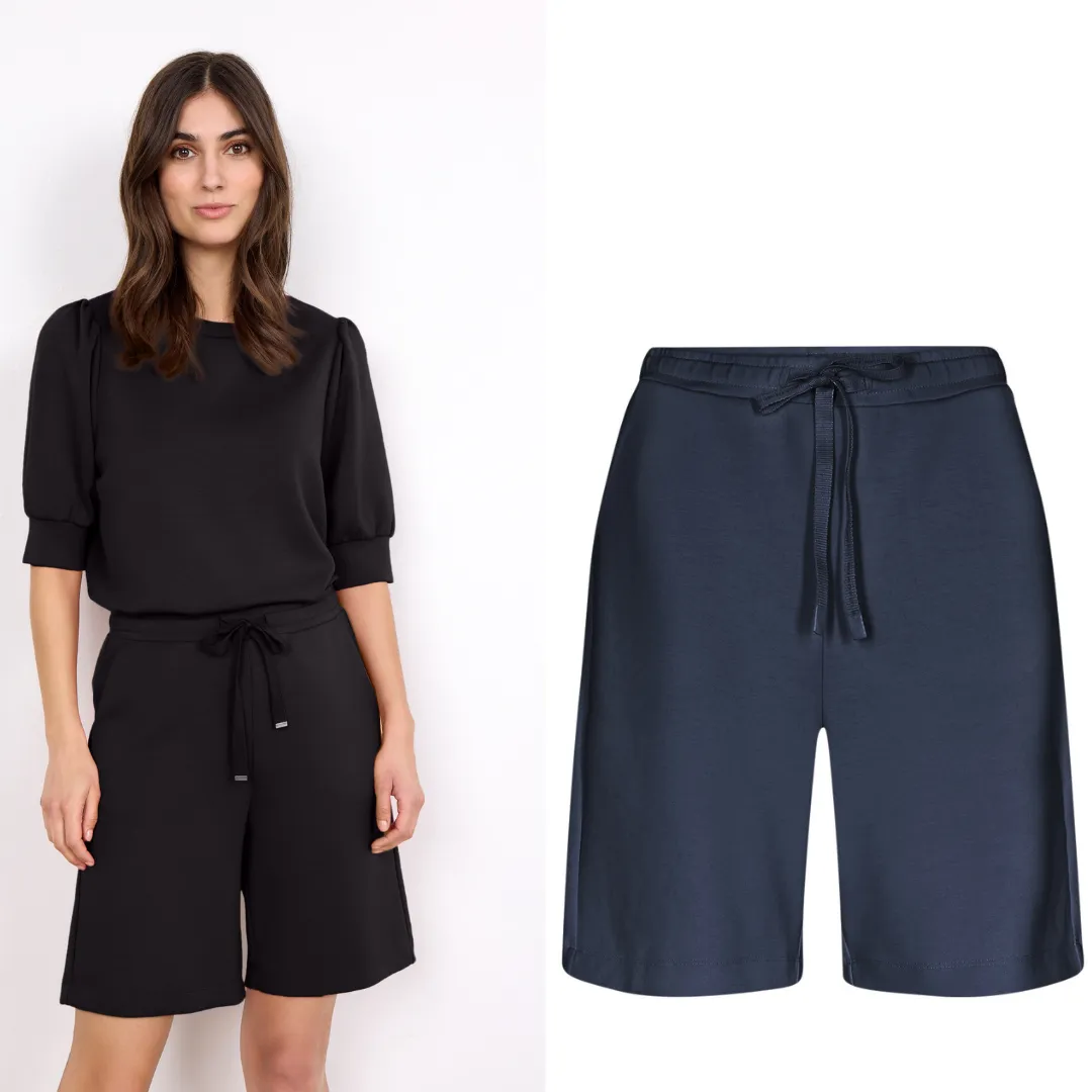 pantaloncino antistress blu e nero