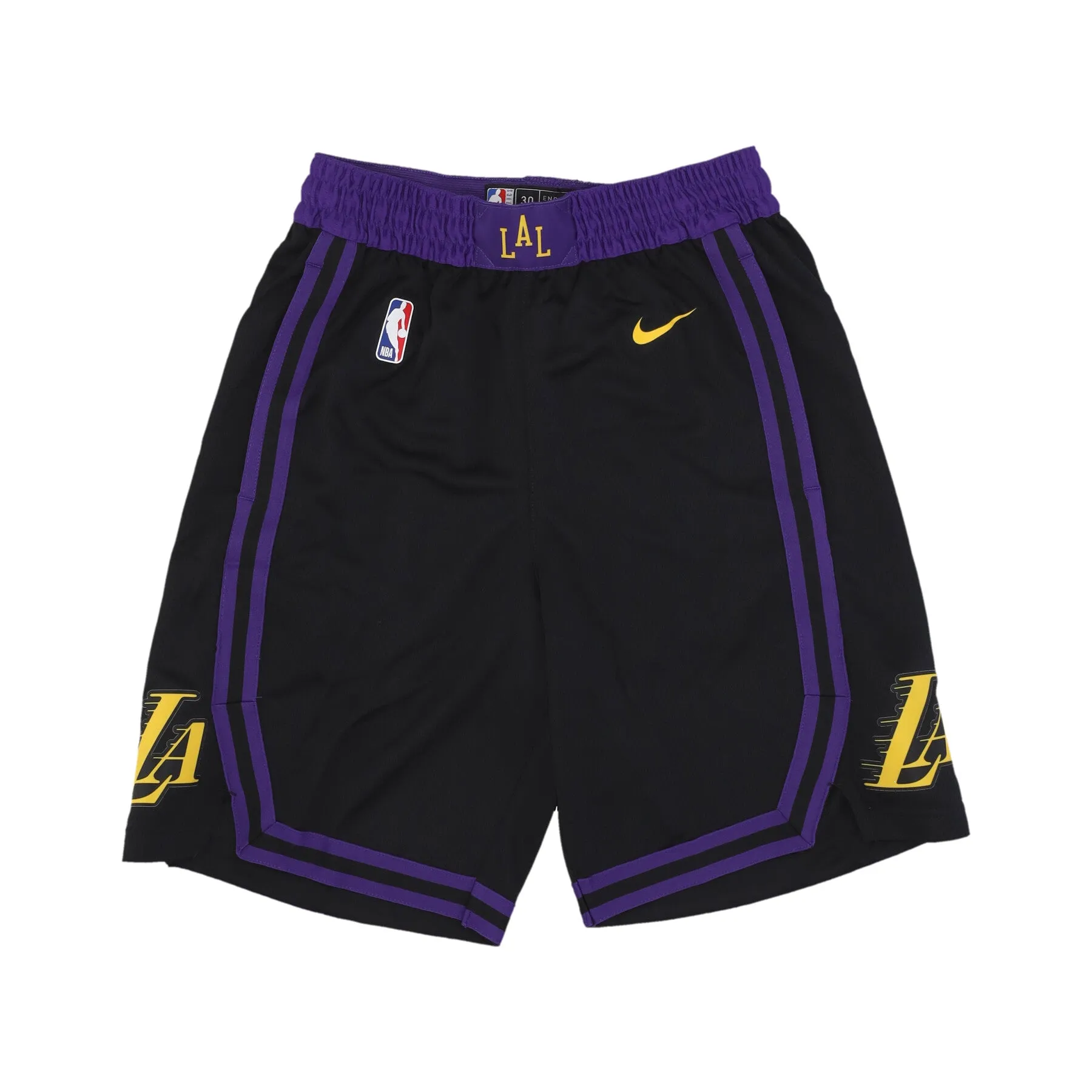 Pantaloncino Basket Uomo Nba City Edition 2023/24 Dri-fit Swingman Short Loslak Black