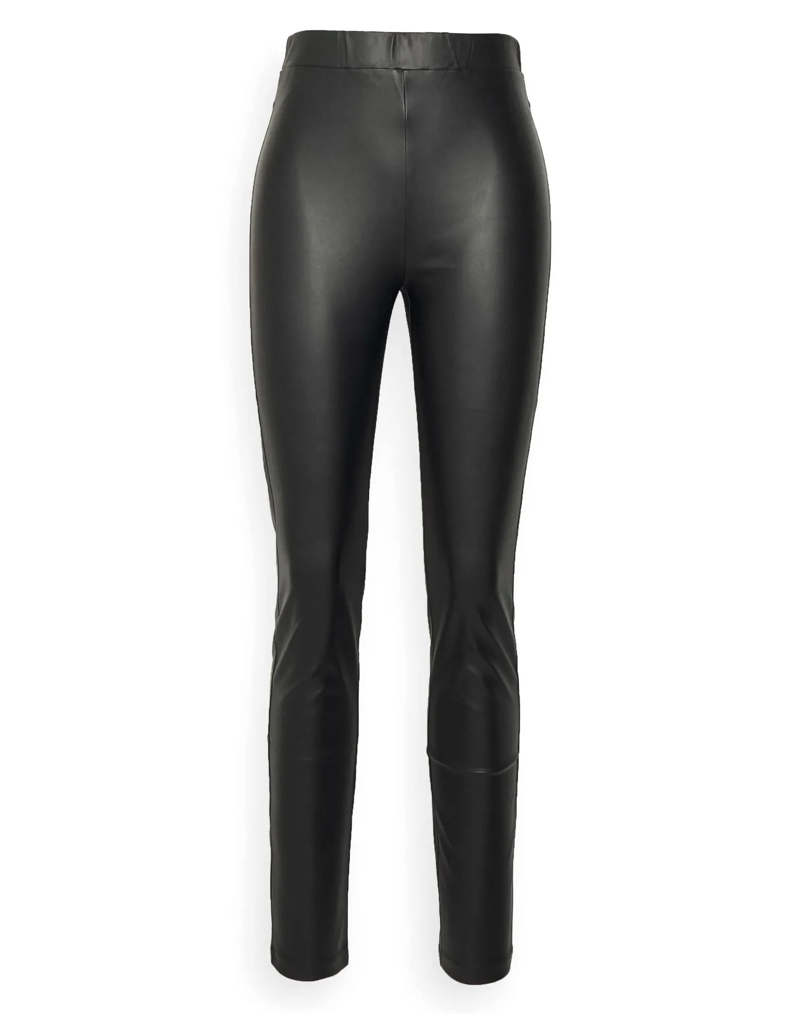Pantalone leggings ecopelle Ornella nero