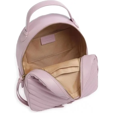 Pinko Love Click Backpack Vitello Nappato Chevron, Zaino Donna, Taglia Unica
