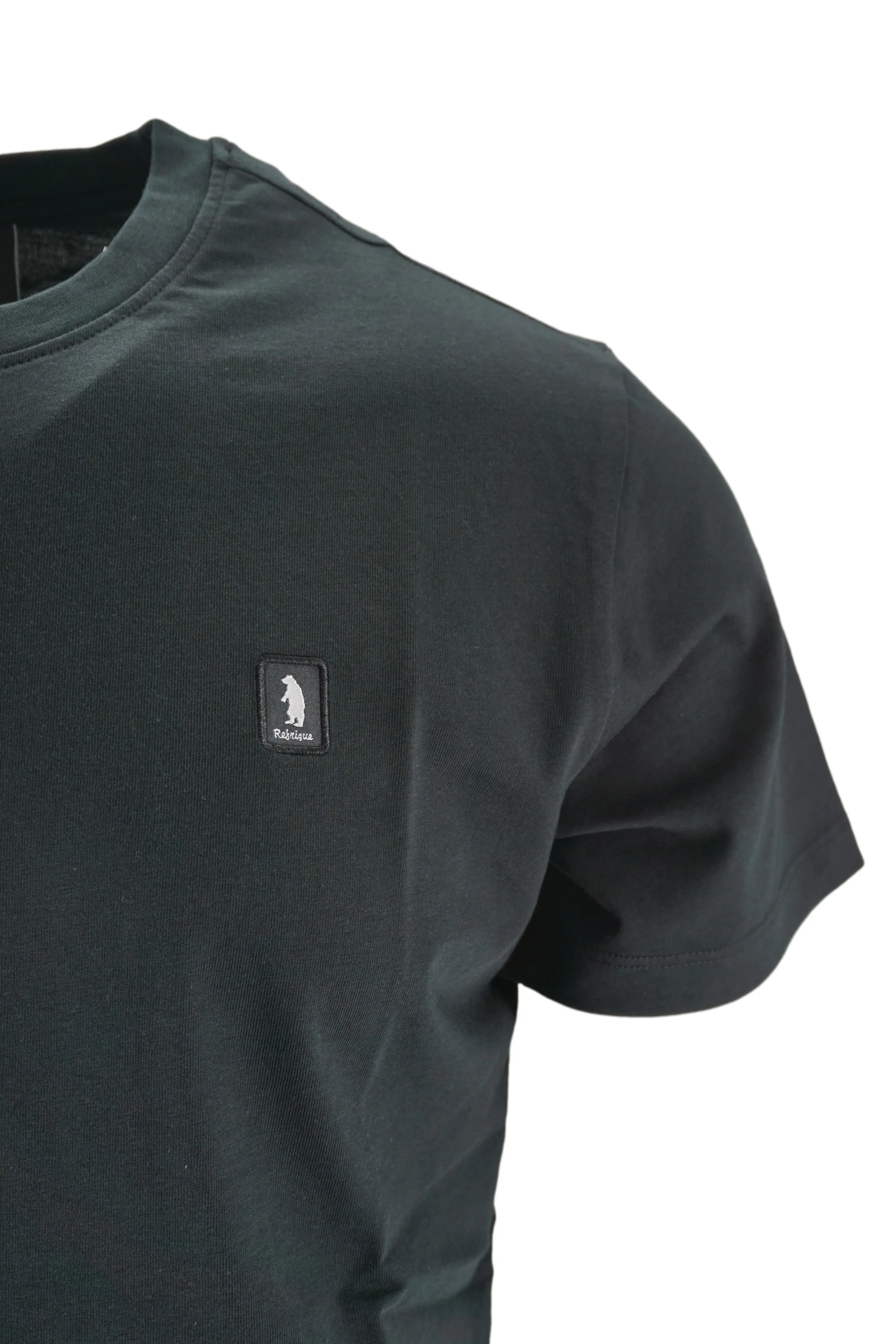 Round Neck T-Shirt with Logo / Black
