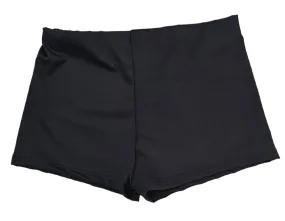Shorts, pantaloncino nero elasticizzato