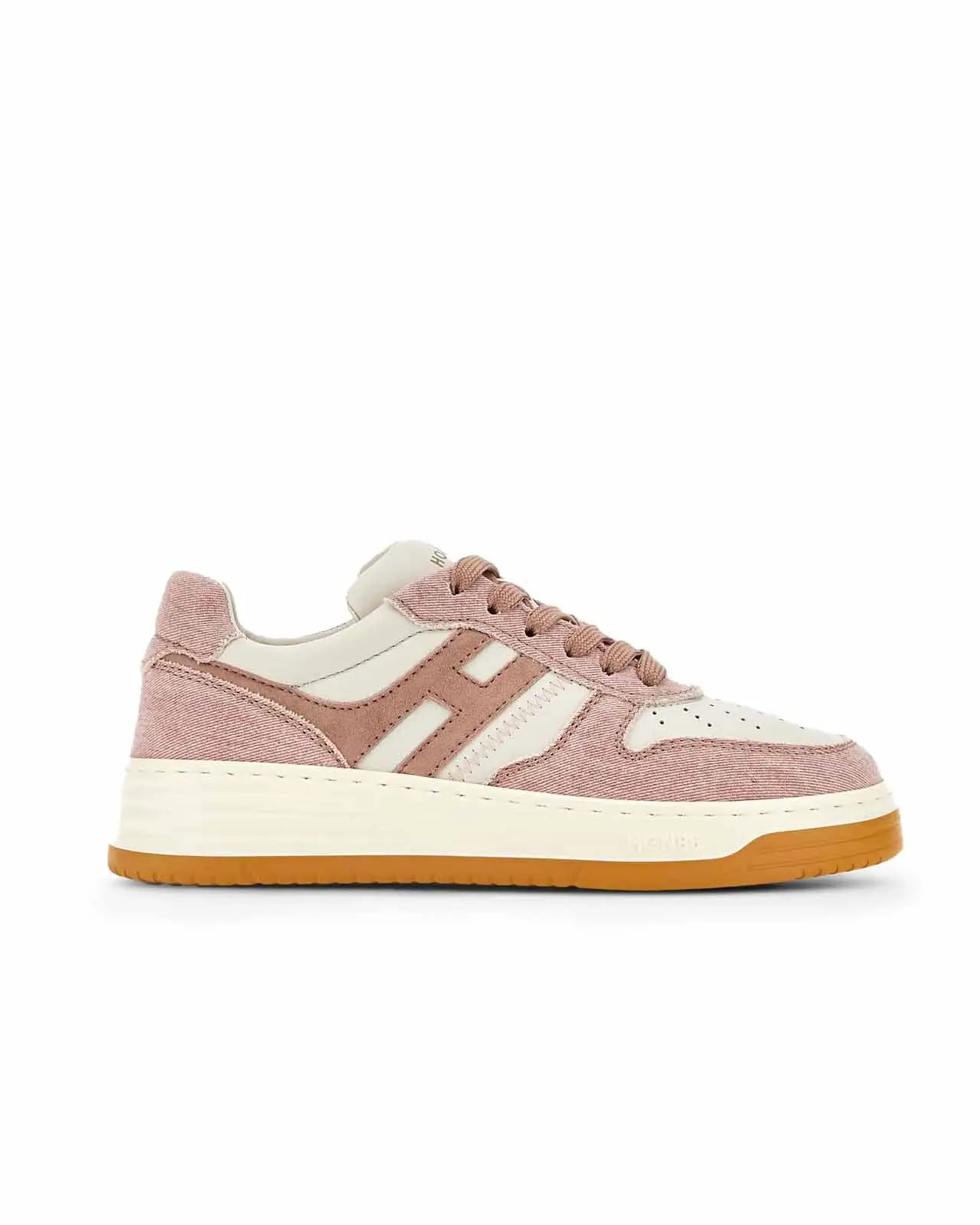 Sneaker H630 suede rosa antico