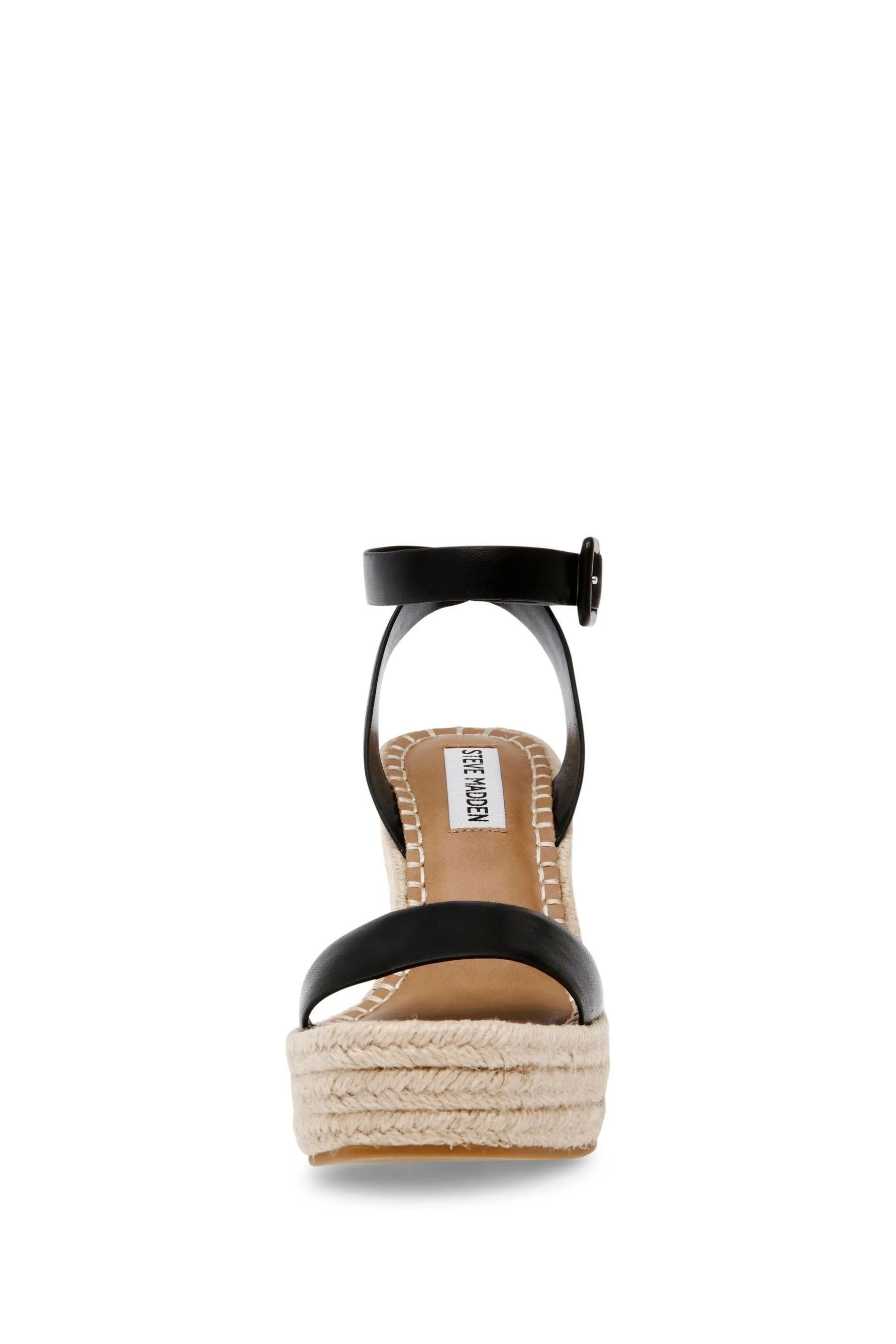 Steve Madden - Sandali in pelle con zeppa