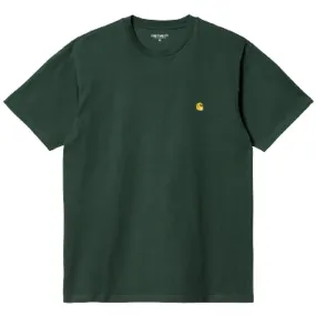 T-shirt Uomo Carhartt Wip - S/S Chase T-Shirt - Verde