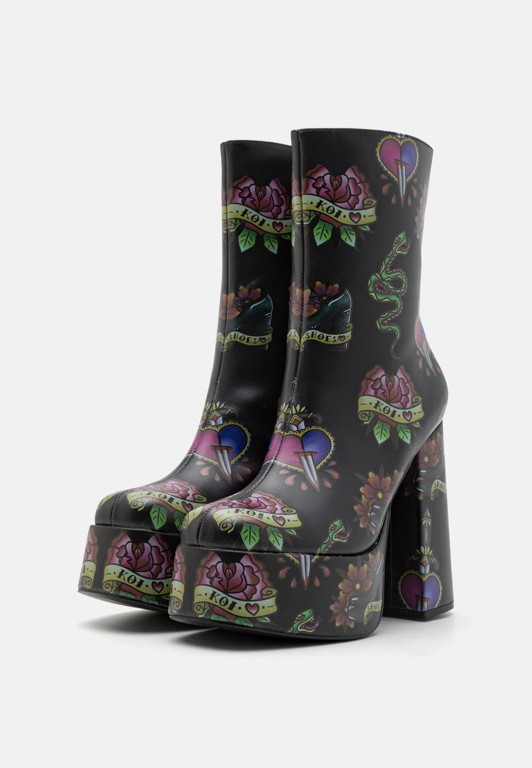 VERDICT OF A SERPENT DAGGER BOOTS - Stivaletti con tacco