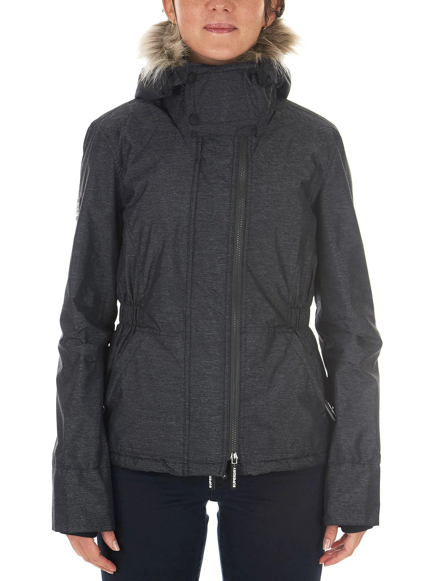 Windbreaker in 3-layer technical fabric with hood